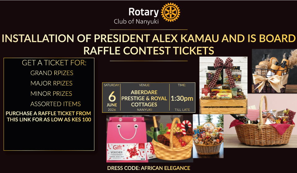 Rotary Club of Nanyuki 2026 Board Installation