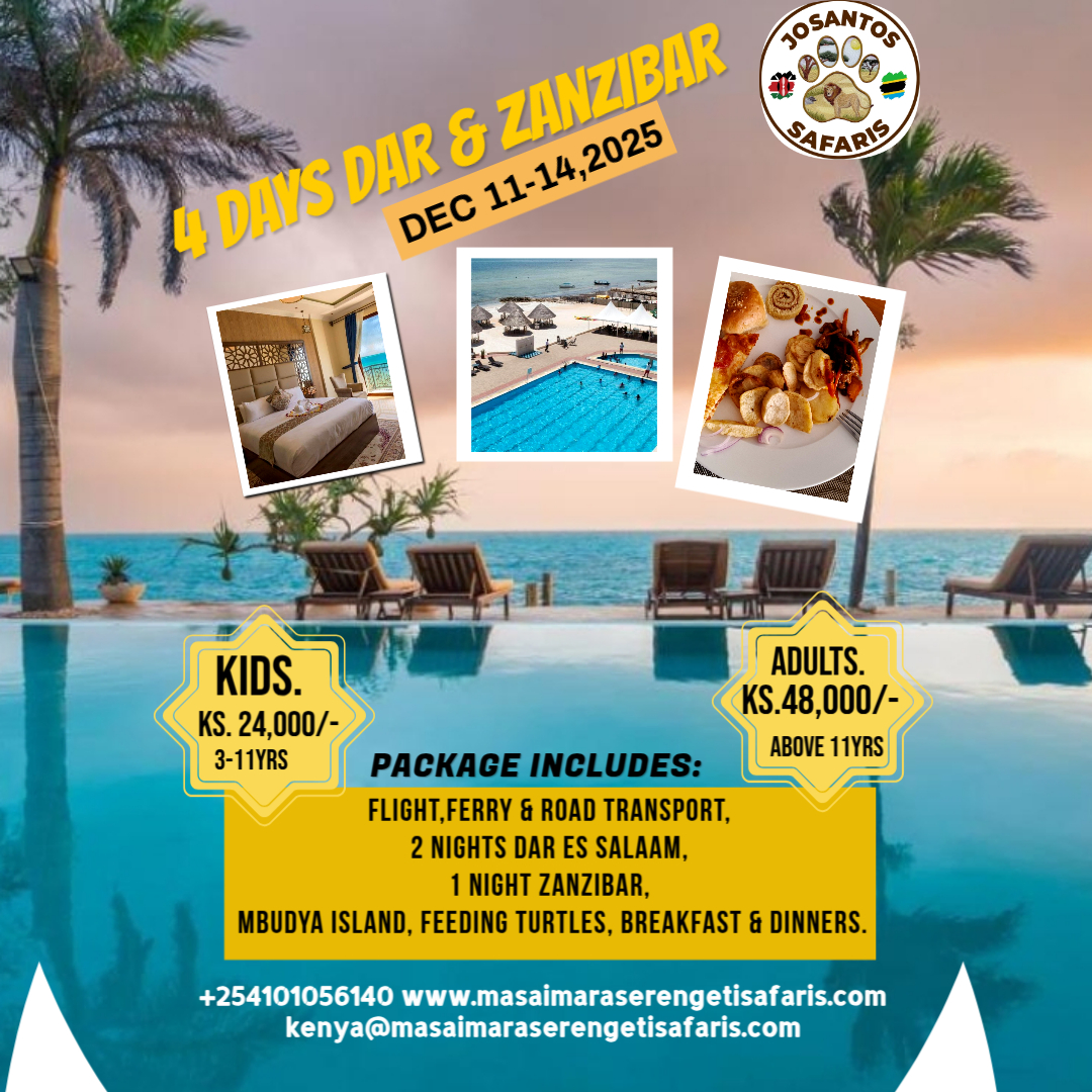 4 Days Dar es Salaam and Zanzibar.