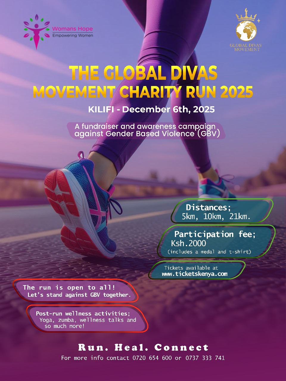 THE GLOBAL DIVAS MOVEMENT CHARITY RUN 2025