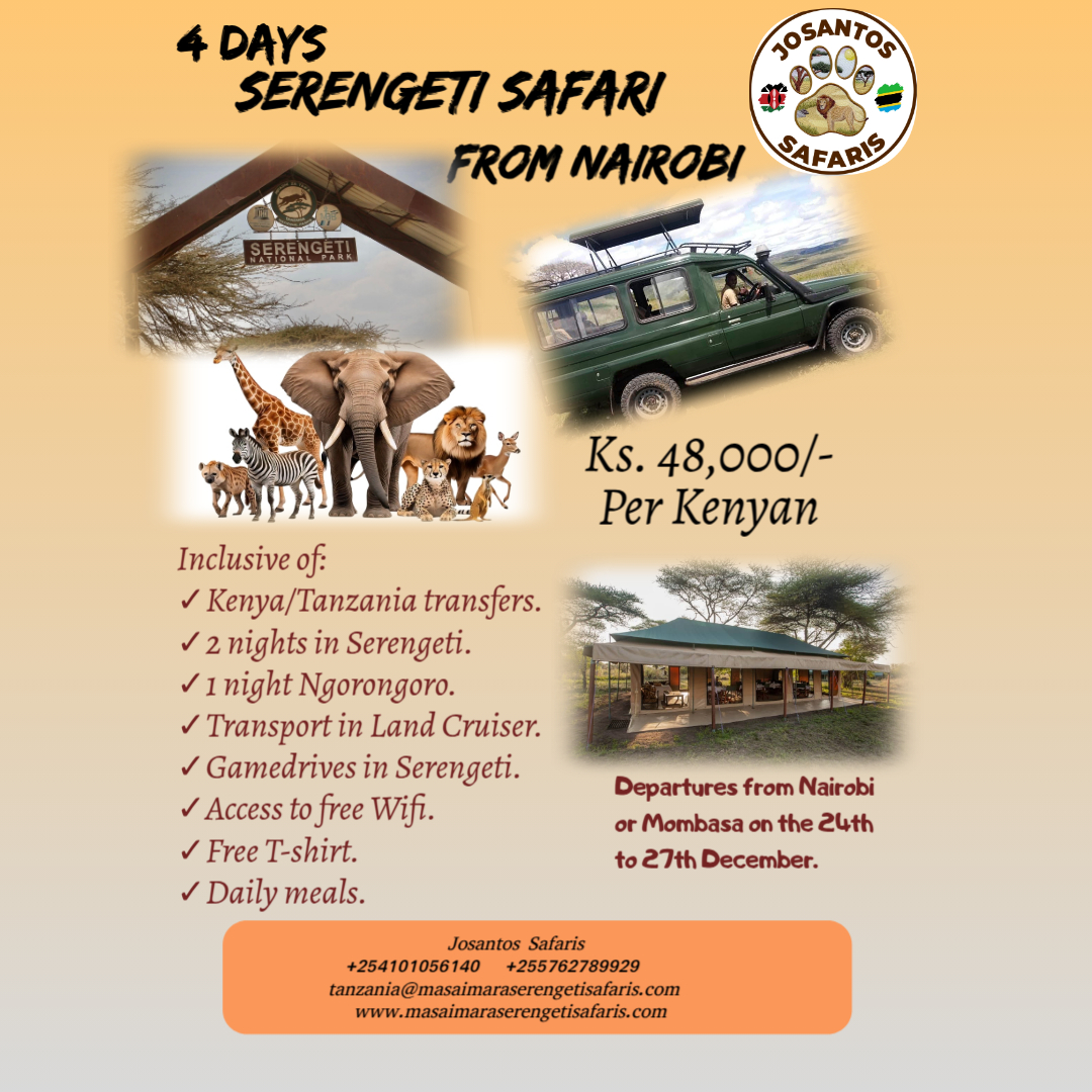 4 Days Serengeti from Nairobi