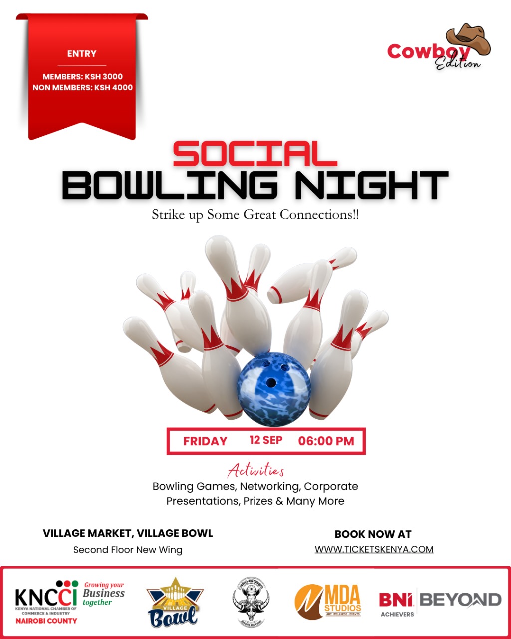 Social Bowling Night - Cowboy Edition