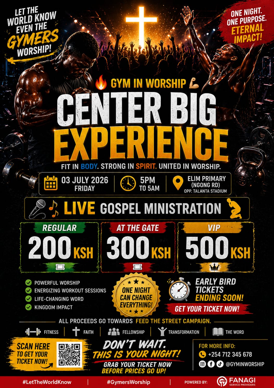 GYM IN WORSHIP EXPERIENCE