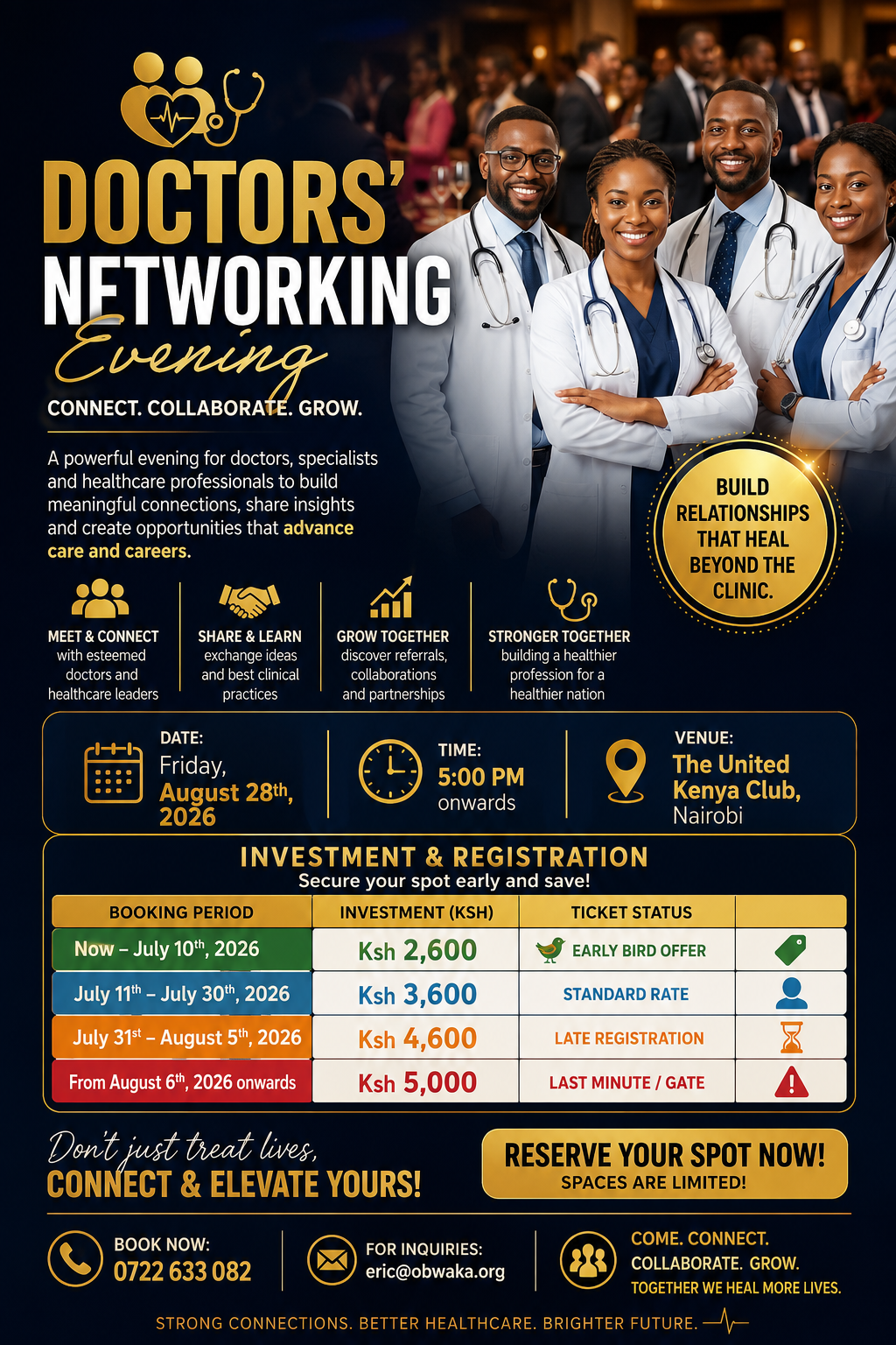 DOCTOR'S NETWORKING Evening