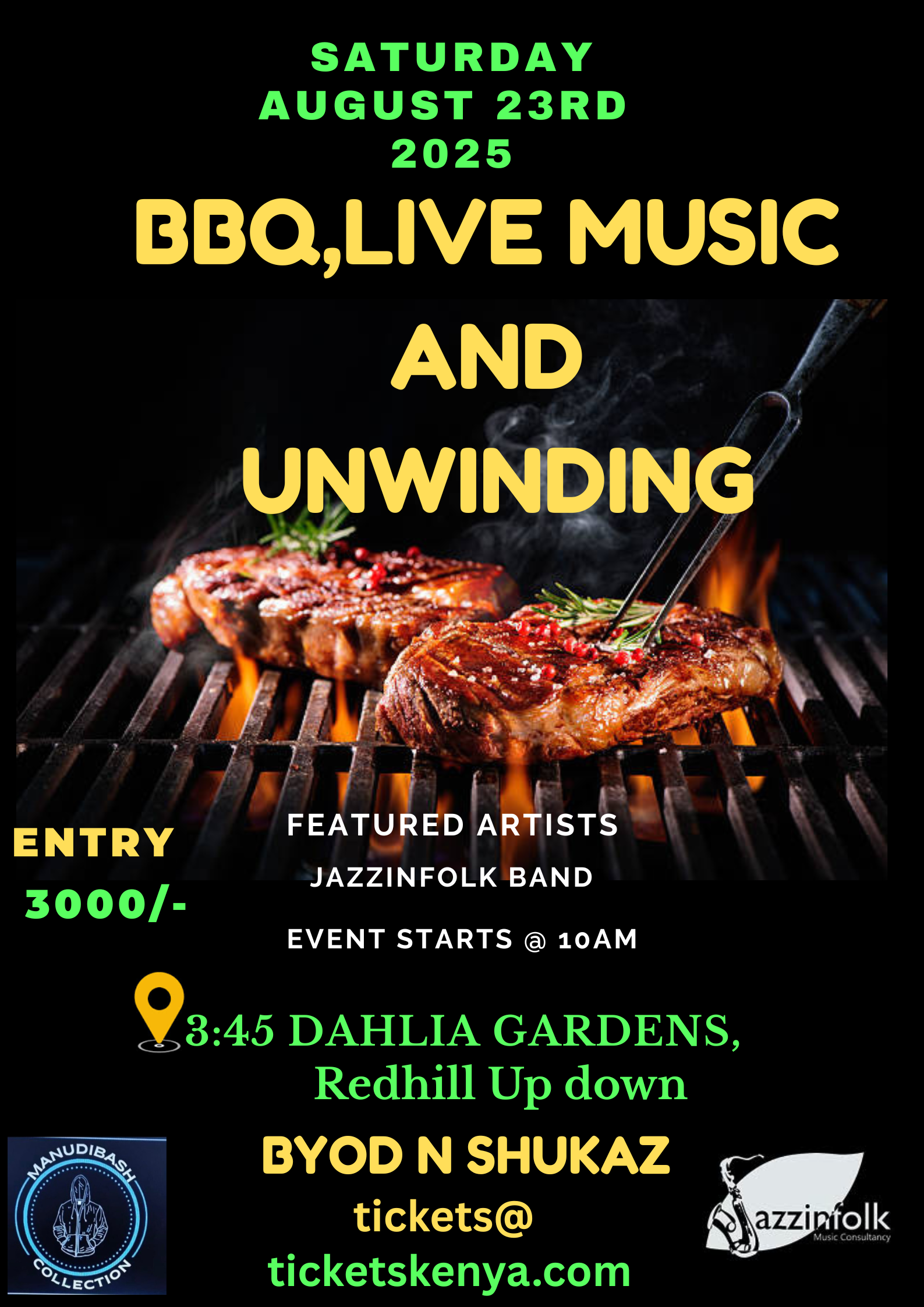 BARBEQUE, LIVE MUSIC AND UNWINDING