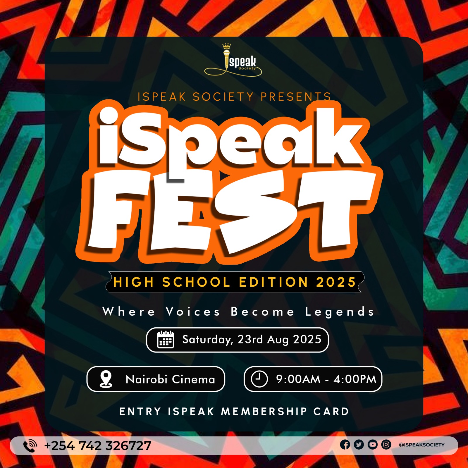 The iSpeak Festival