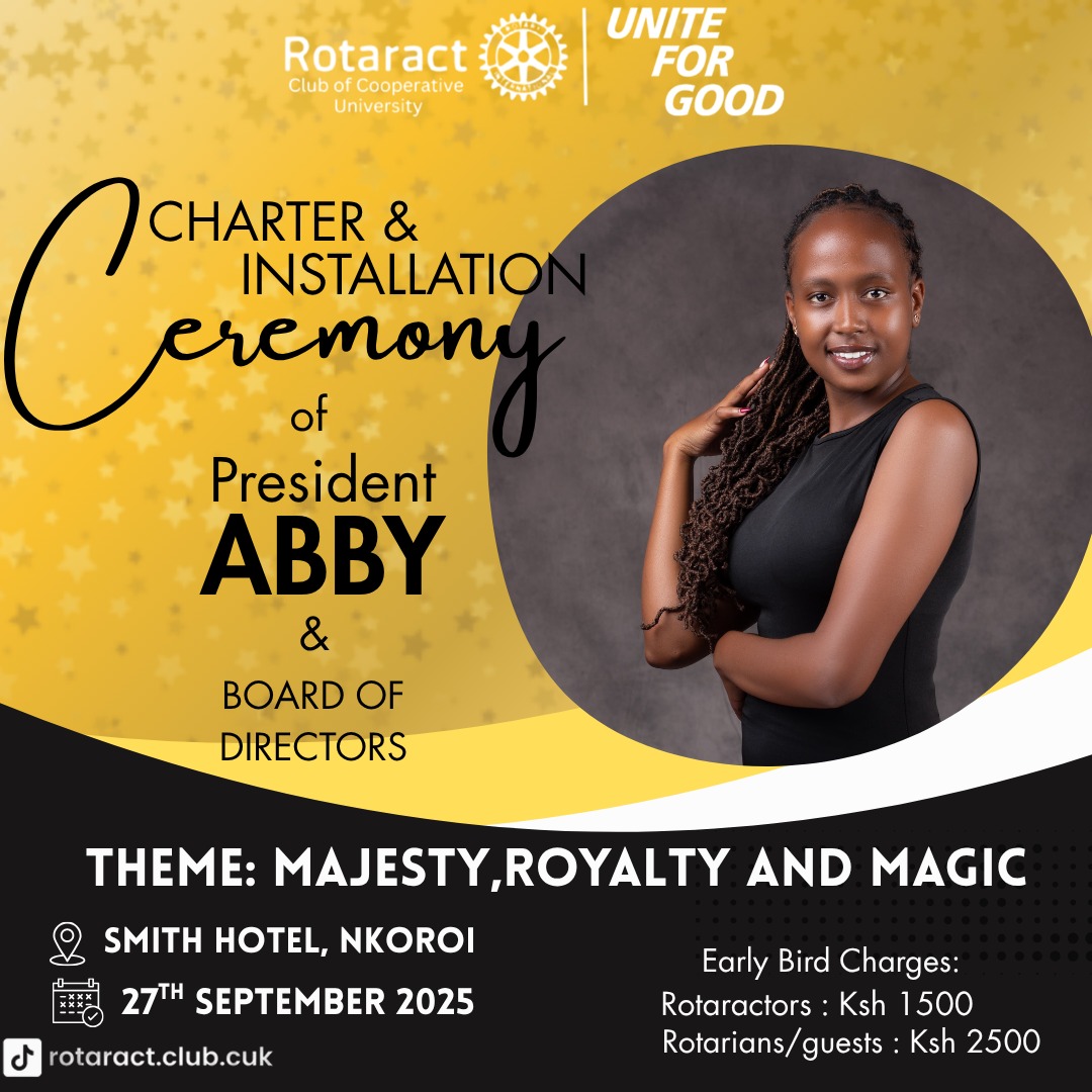 Rotaract Club of Cooperative University: Charter and Installation
