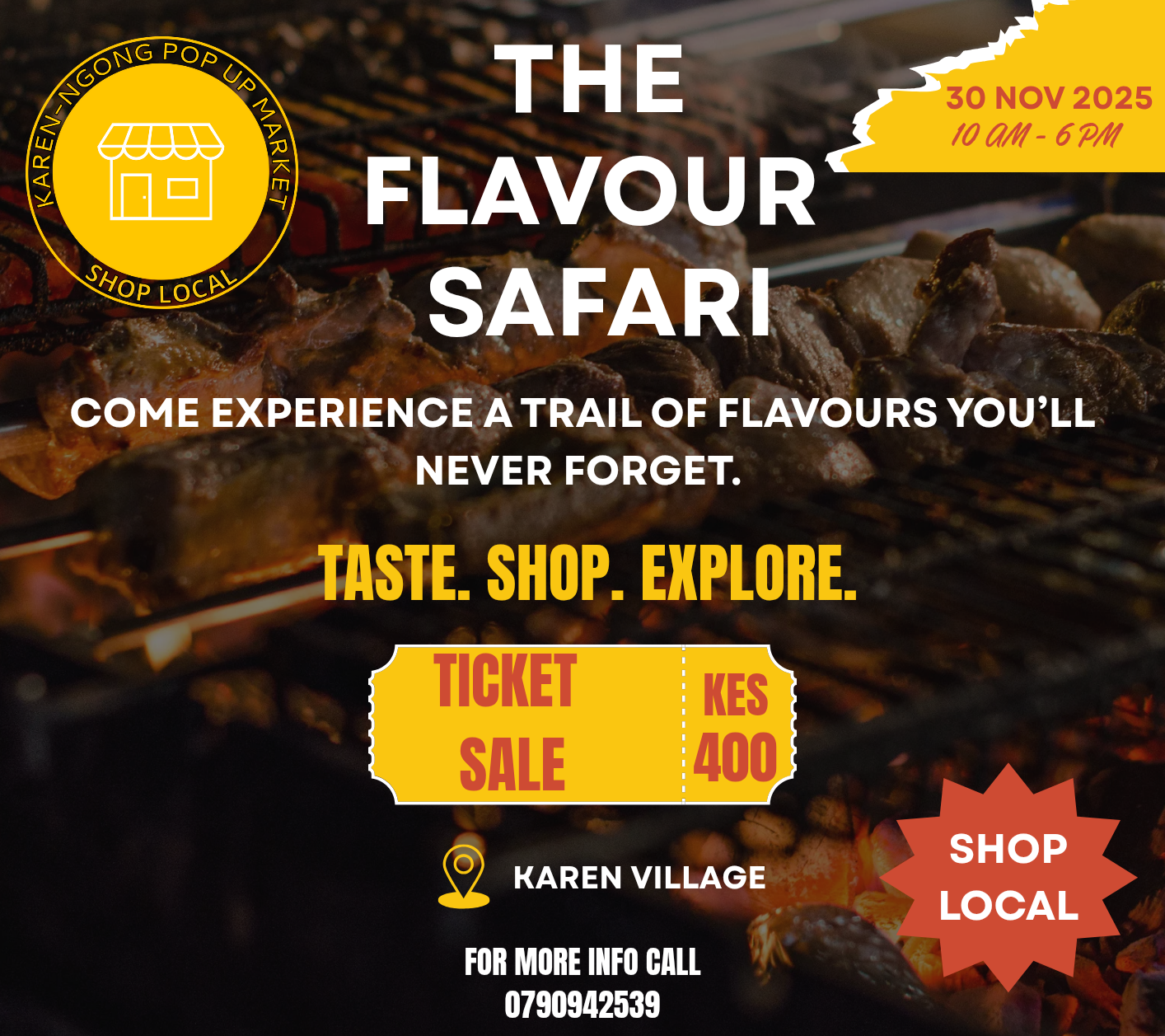 The Flavour Safari- Karen Ngong Pop Up Market