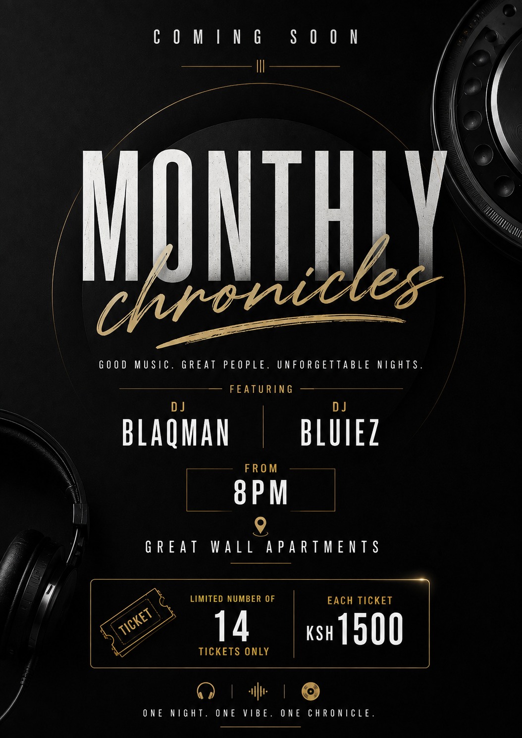 Monthly chronicles event