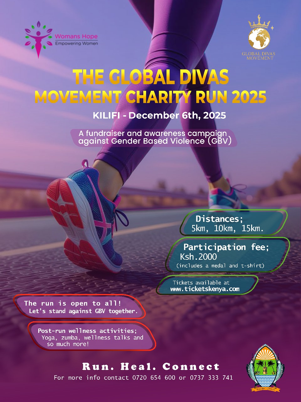 THE GLOBAL DIVAS MOVEMENT CHARITY RUN 2025